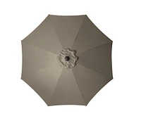 Parasol de marché rond pour patio de 2,7 m HOMETRENDS