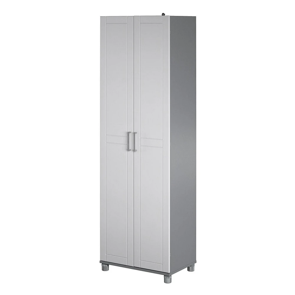 Callahan 16" Utilitaire armoire de rangement, Blanc