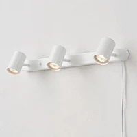 Dale 3-Light Matte White Plug-in Track Lighting