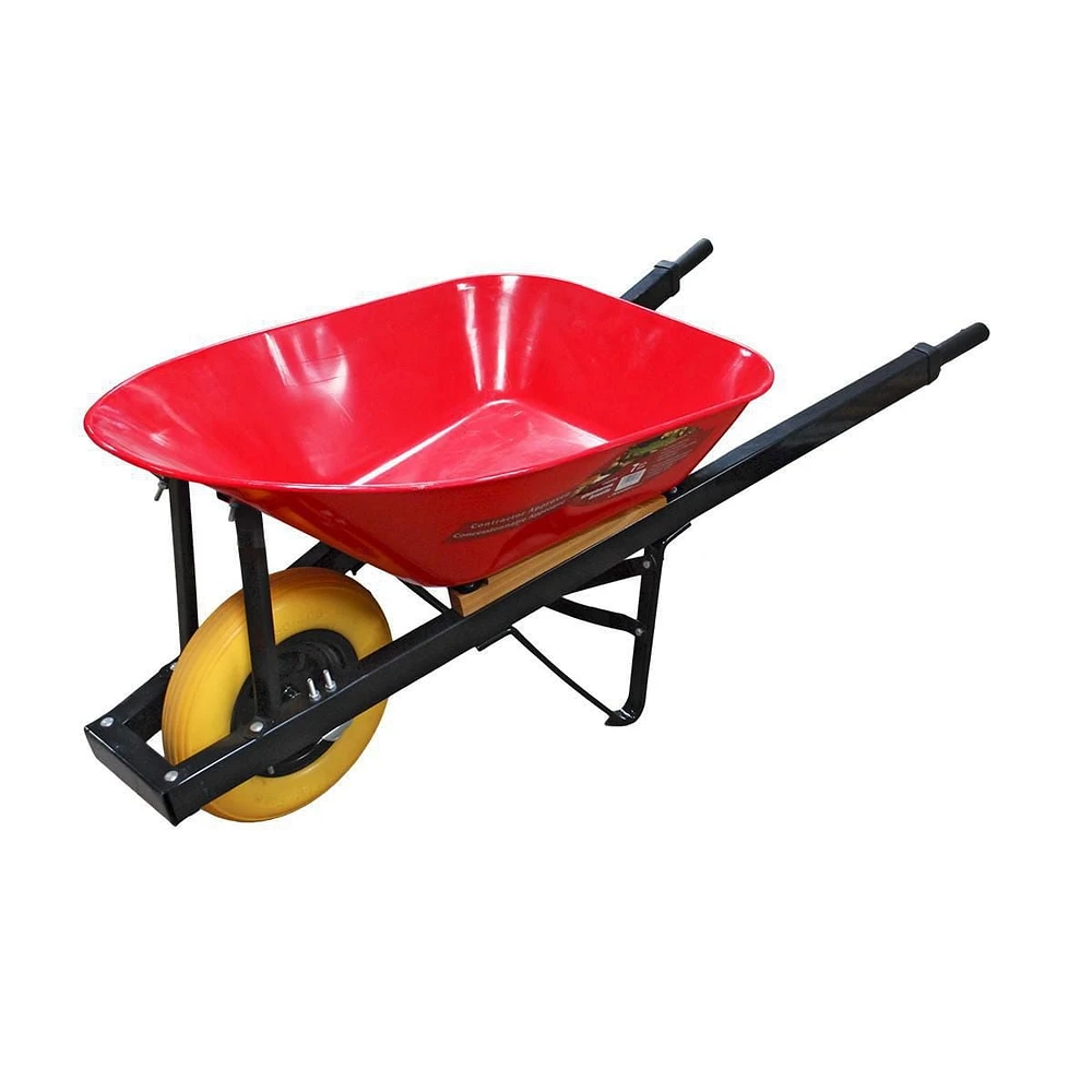 ProYard Brouette- Pneu sans crevaison de 6 pieds cubes
