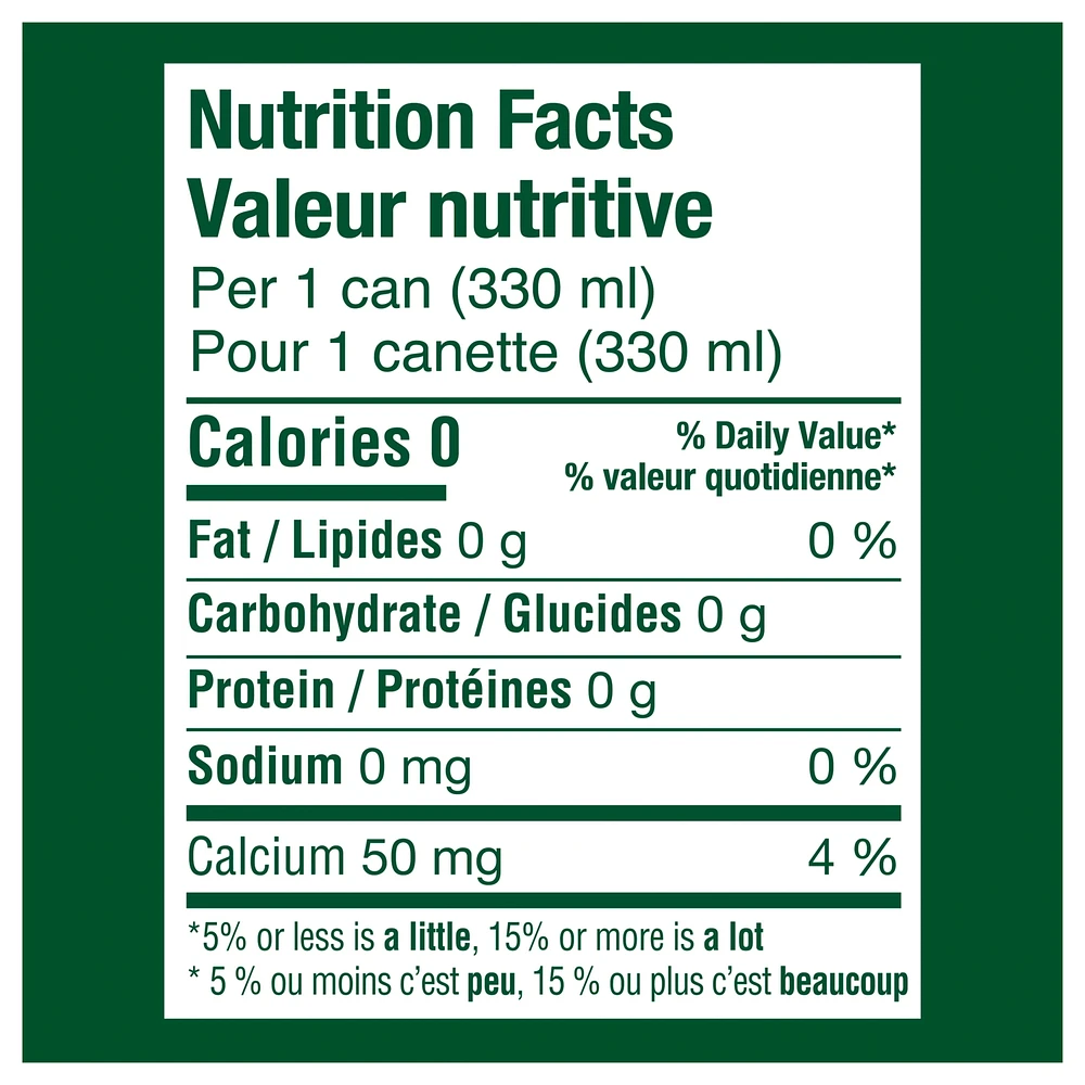 PERRIER Lime Carbonated Natural Spring Water with Natural Flavour, No Calories, No Sweeteners, No Sodium, Can 2.64 L, E-PERRIER PERRIER LIME 8X330ML