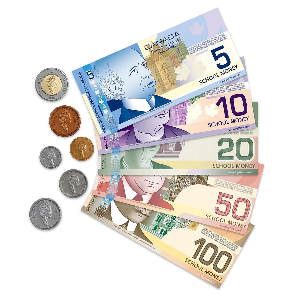Banque de change Canadienne, par Learning Resources