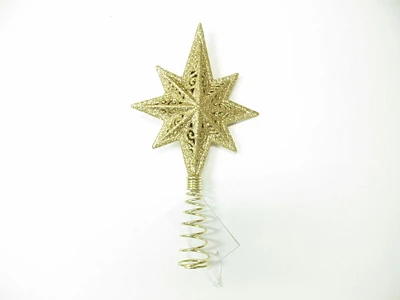 Holiday Time Star Burst Tree Topper Ornament