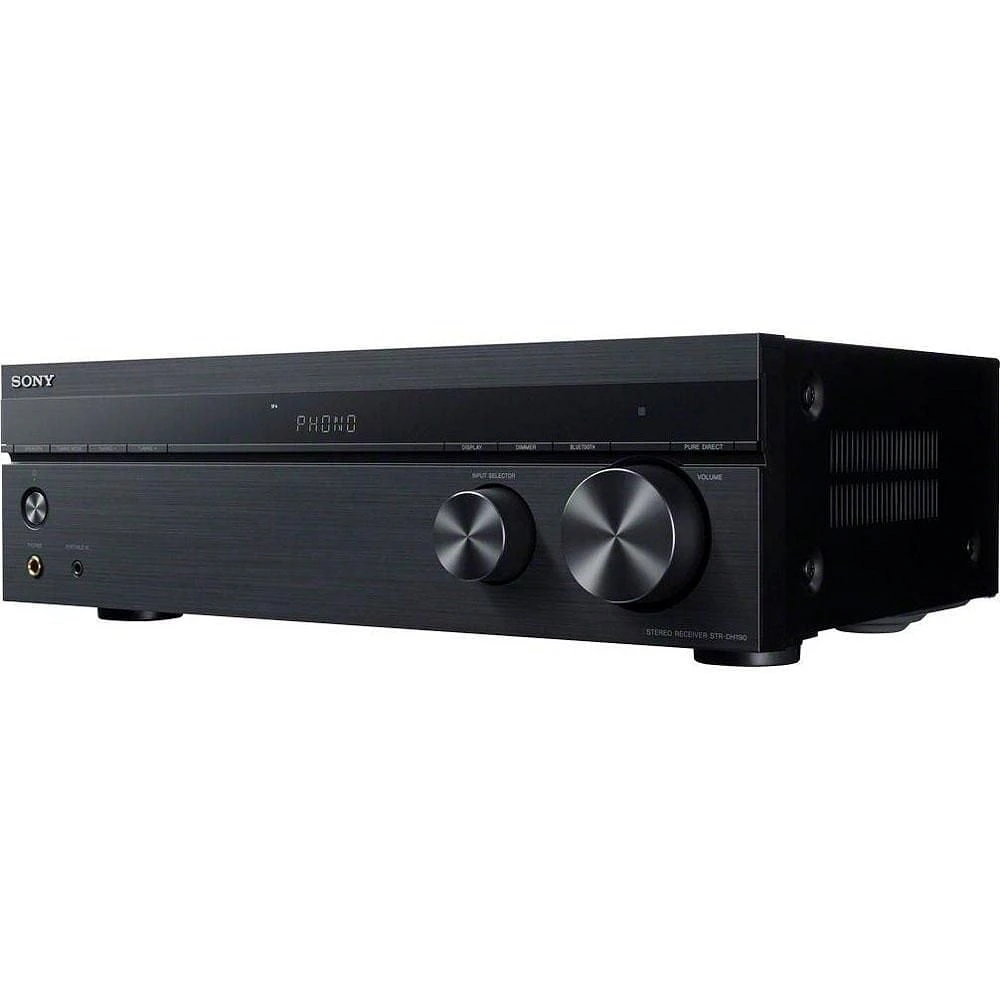 Récepteur stéréo SONY STR-DH190 Entrée phono et connectivité Bluetooth®