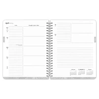 Brush Dance Mindful Living 2024 6x7.75 Inch Desk Planner, 9781975470005