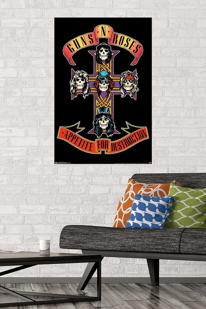 Guns N' Roses - Cross Wall Poster
