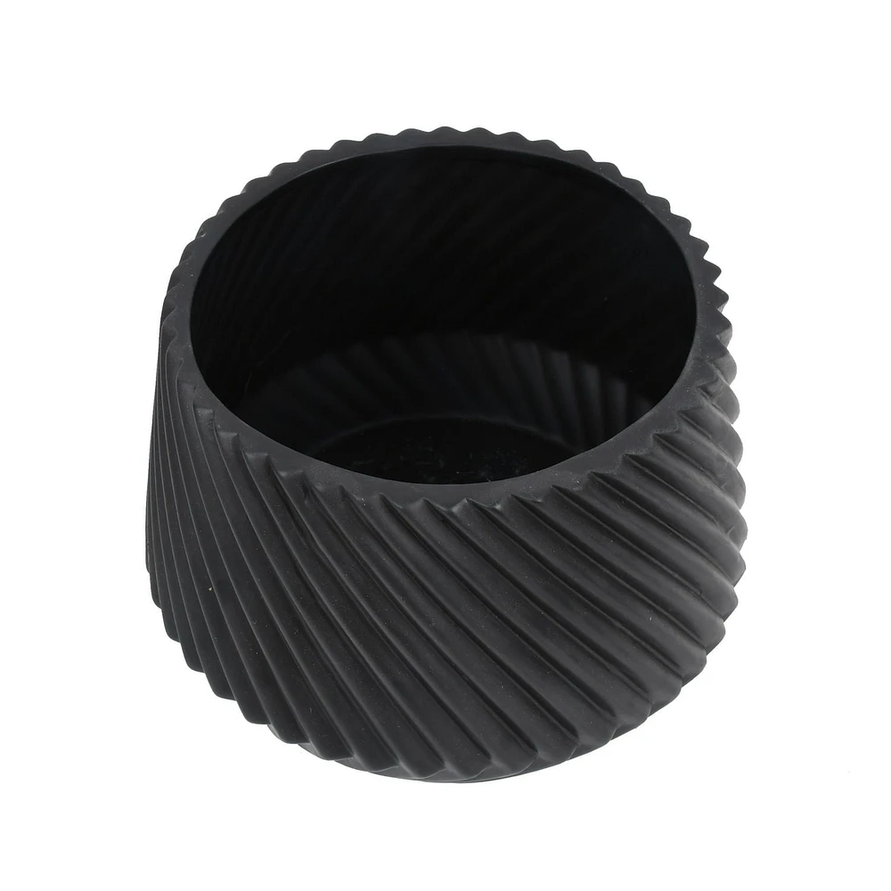 BETTER HOMES & GARDENS CACHE-POT TORSADÉ DE 15.2 CM BHG CACHE-POT TORSADÉ DE 15.2 CM