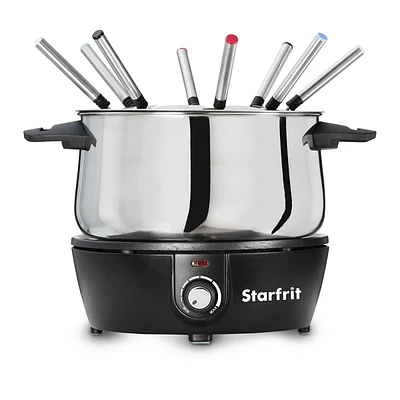 Ensemble à fondue électrique de 12 pièces de Starfrit Acier inoxydable