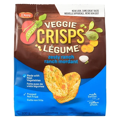 Crisps légume Dare à saveur de ranch mordant 100g