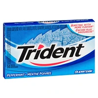 Trident Peppermint Sugar Free Gum, 14 Pieces