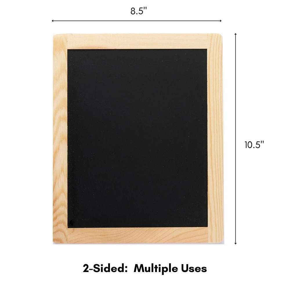 Surfaces en bois Plaid, 22 cm x 27 cm, cadre de tableau noir