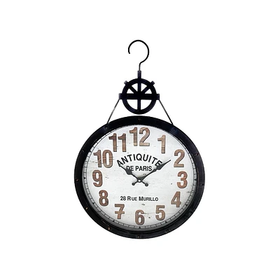 Antiquite De Paris Metal Clock