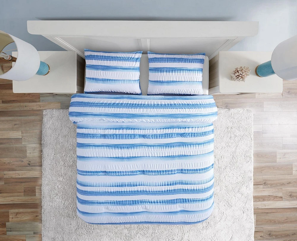Oceana 3 Piece Reversible Comforter Set