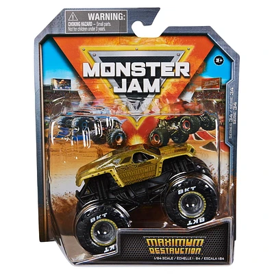 Monster Jam, Official Max D Monster Truck, Die-Cast Vehicle, 1:64 Scale, Kids Toys for Boys Ages 3 and up