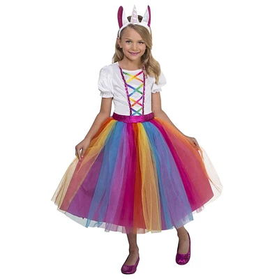 Costume de licorne pimpante pour filles P. Walmart Exclusif.