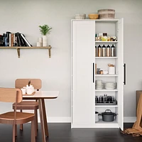 Prepac Elite Premium White Storage Cabinet