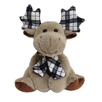 HOLIDAY TIME PLUSH DEER WITH SCARF, 9.5INCH