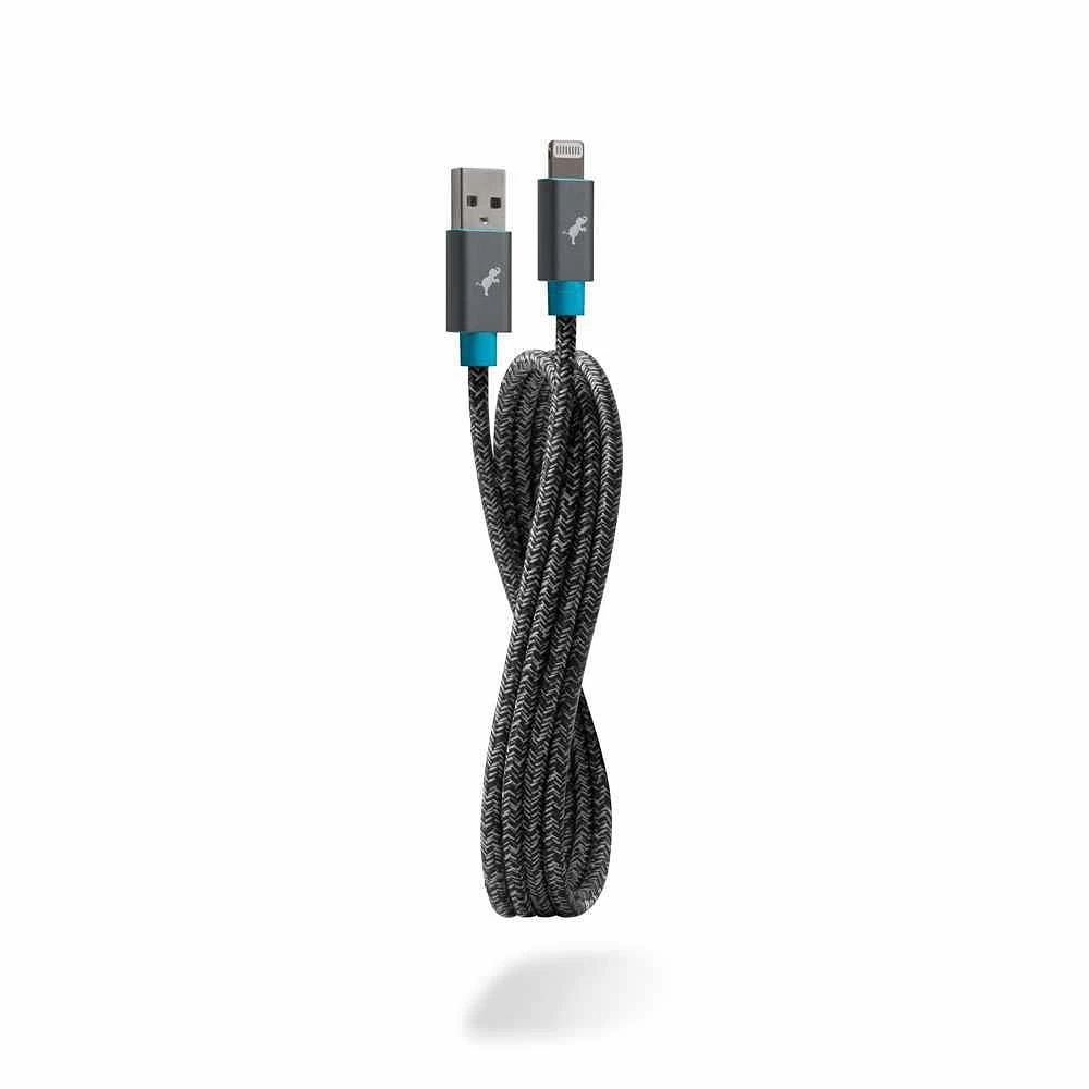 PowerKnit USB-A to Lightning 6ft Cable Space Grey, PowerKnit USB-A to Lightning 6ft 60W