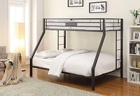 ACME Limbra Twin XL over Queen Bunk Bed in Sandy Black