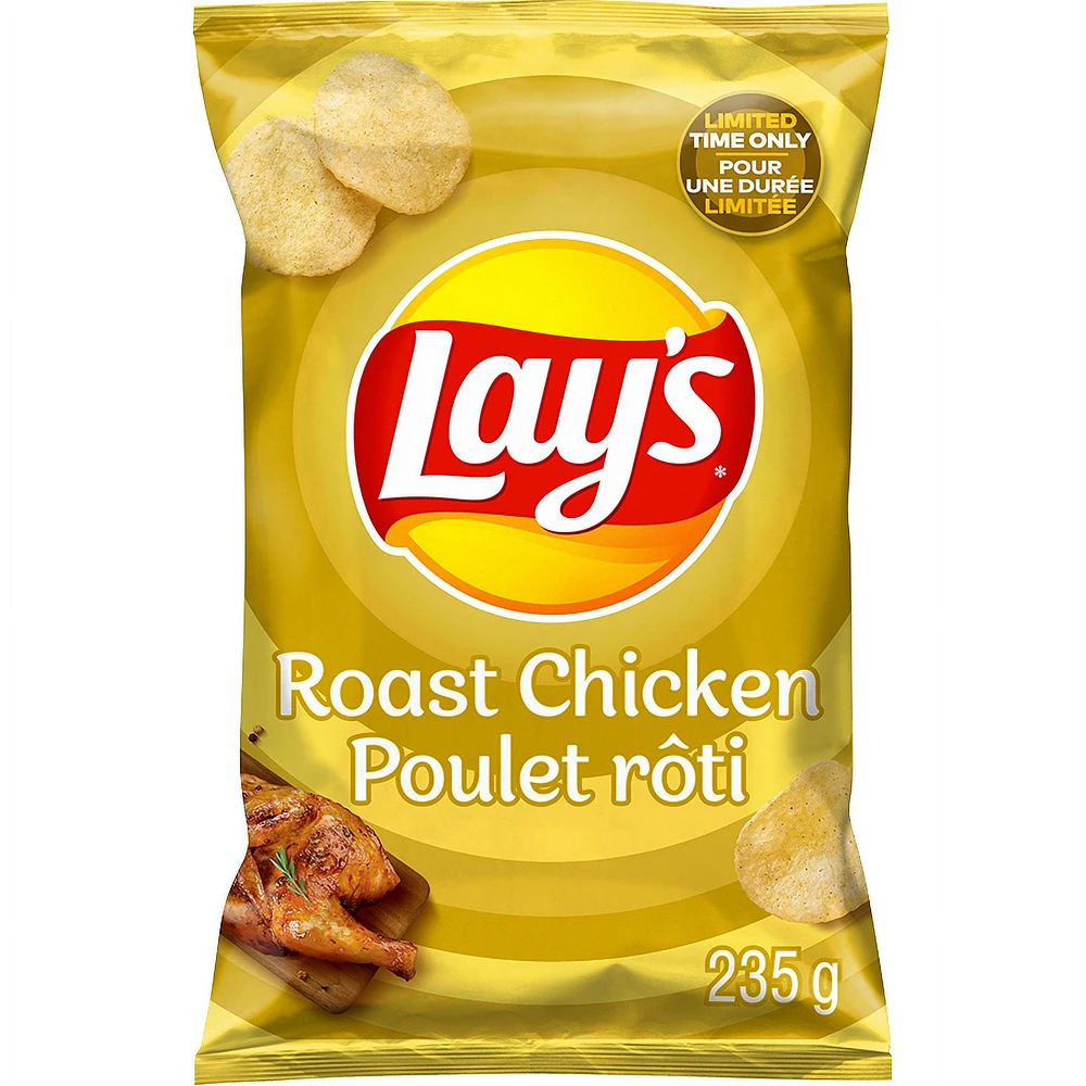 Lay's Roast Chicken flavoured potato chips, 235g