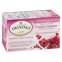 Twinings Pomegranate Raspberry Herbal Tea, Pack of 20 Tea Bags