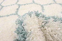 Tapis ECARPET Super Doux pour le Salon et la Chambre Grammercy Trellis Ivoire