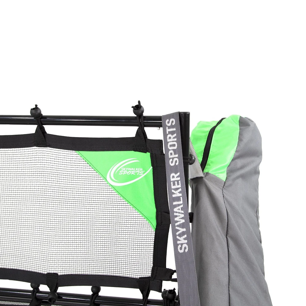 SKYWALKER SPORTS Rebond d'entraînement multisports, revêtement en poudre, cadre en acier robuste pour softball, baseball, volley-ball, crosse et plus encore, pratique d'entraînement au retour de balle