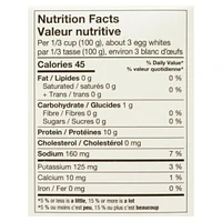 Naturoeuf que des blanc d'oeuf liquide biologiques Fermes Burnbrae 500 g / carton