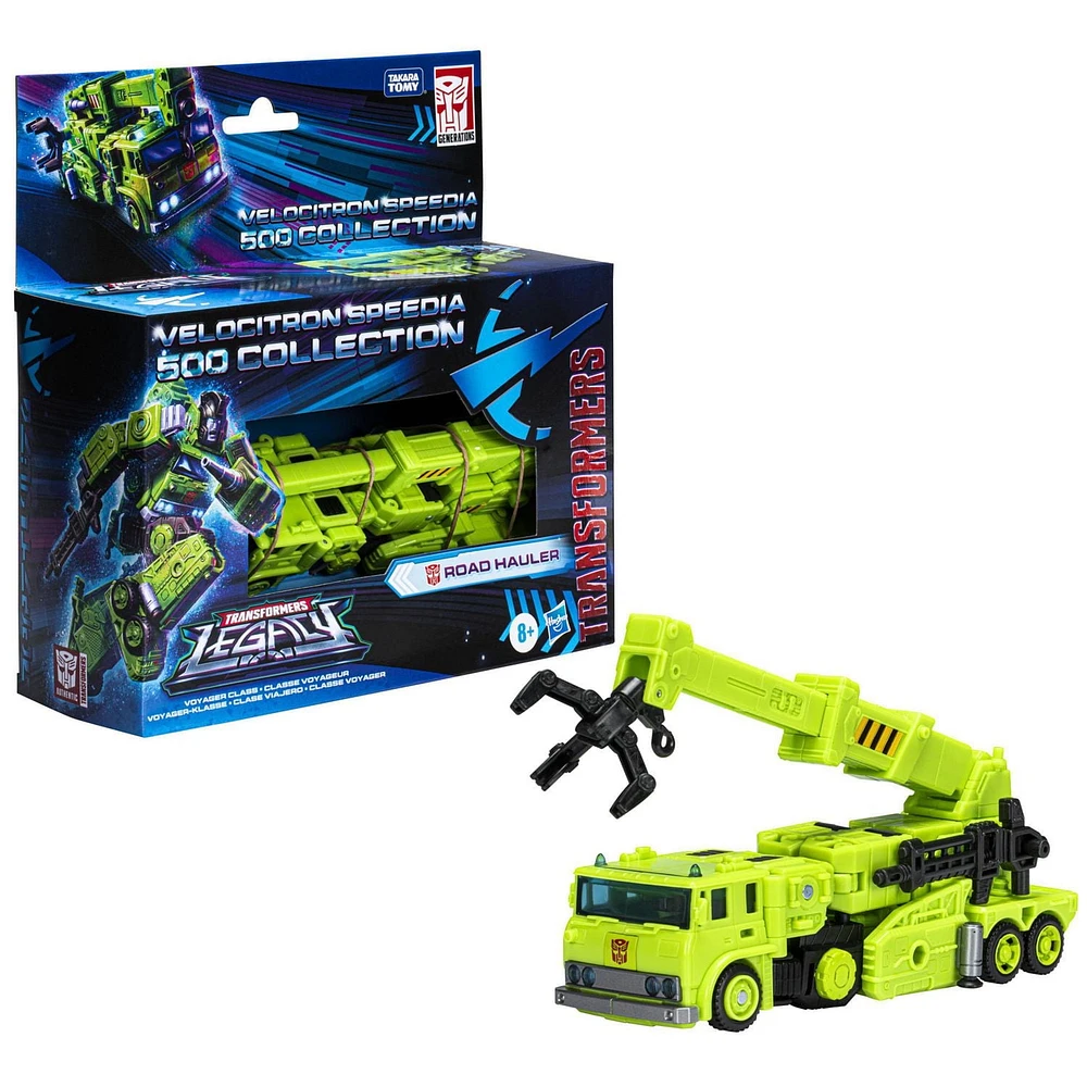 Transformers Generations Legacy Velocitron Speedia 500 Collection, Road Hauler classe Voyageur de 17,5 cm, dès 8 ans