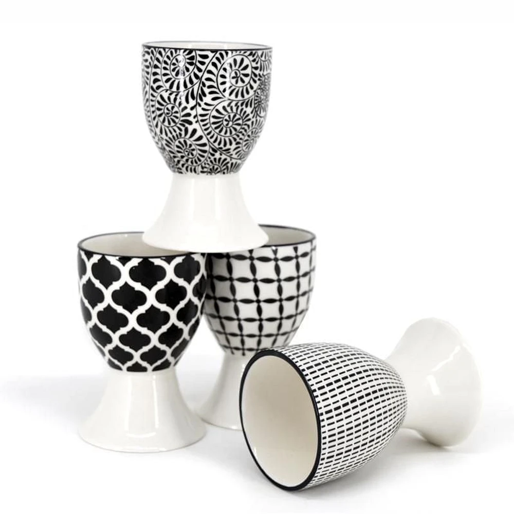 BIA Egg Cups B/W, Assorted