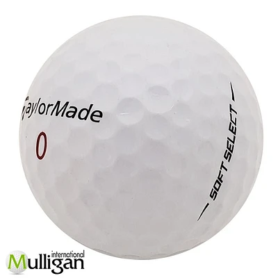 Mulligan - 96 balles de golf récupérées Taylormade Soft Select 4A , Blanc