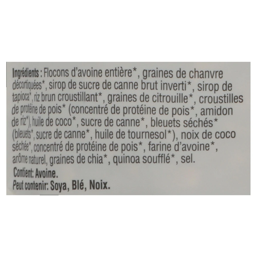 Organic Hemp Yeah Granola Blueberry