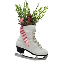 Temps de vacances - Ornement de patin de résine - Blanc