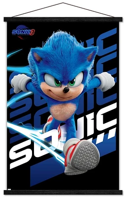 Sonic The Hedgehog 3 - Sonic Wall Poster