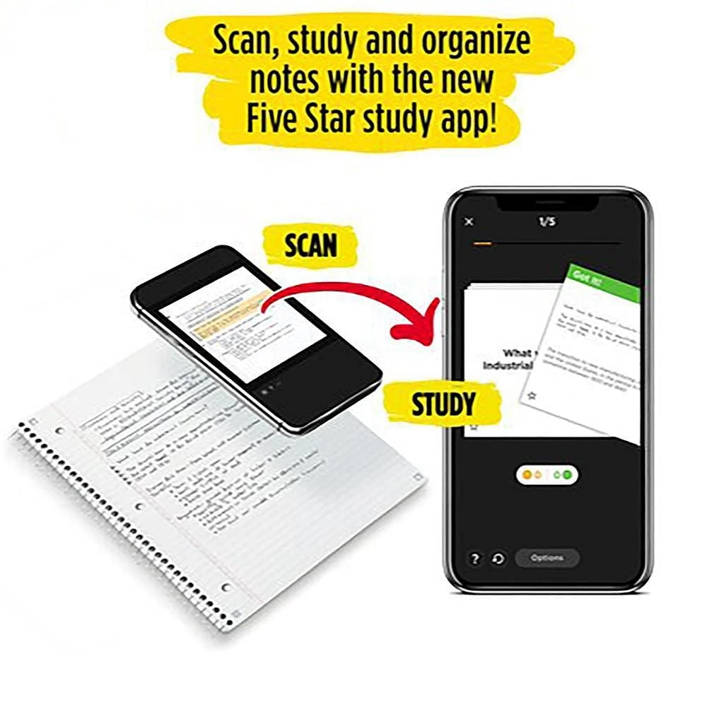 Cahier Five Star® 5 sujets 400 pages Cahier 5 sujets