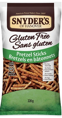 Snyder's of Hanover Sans Gluten Bretzels en Batonnets