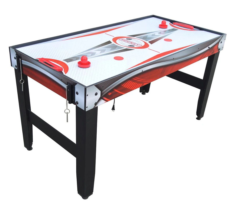 Scout 54 pouces, Table Multi-Jeux 4-en-1 avec Basket-ball, Air Hockey, Tennis de Table, et tableau effaçable à sec