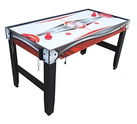 Scout 54 pouces, Table Multi-Jeux 4-en-1 avec Basket-ball, Air Hockey, Tennis de Table, et tableau effaçable à sec