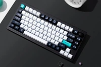 Keychron Q1 Max Clavier mécanique sans fil RVB remplaçable à chaud interrupteur rouges cadre en aluminium avec interrupteur disposition 75% noir carbone Q1M-M1