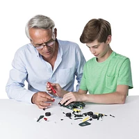 Meccano – Cabriolet à construire 5 en 1 de la gamme S.T.I.M avec roues et pièces mobiles