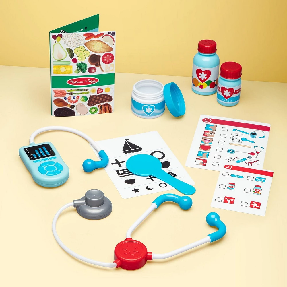 Melissa & Doug Get Well Doctor’s Kit Play Set – 25 Toy Pieces