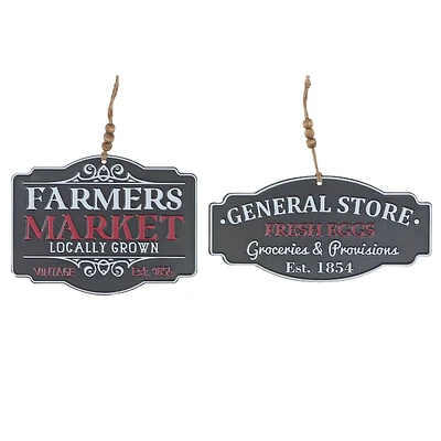 IH Casa Decor Market Farmers Farmers Market / General Store Asstd - Ensemble De 2
