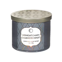 14 Oz 3 Wick Jar Candle With Lid (Midnight Charm) - Set of 2