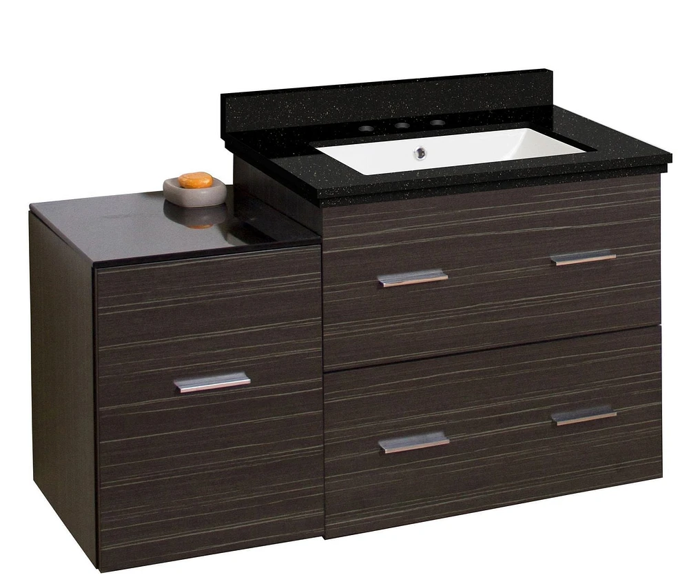 American Imaginations 37.75-in. W Vanity Set Dawn Grey AI-18725