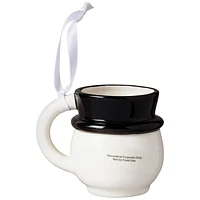Ornement tasse bonhomme de neige Holiday Time