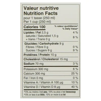2L Lait sans lactose 1% Nutrinor Fait de lait Nordique