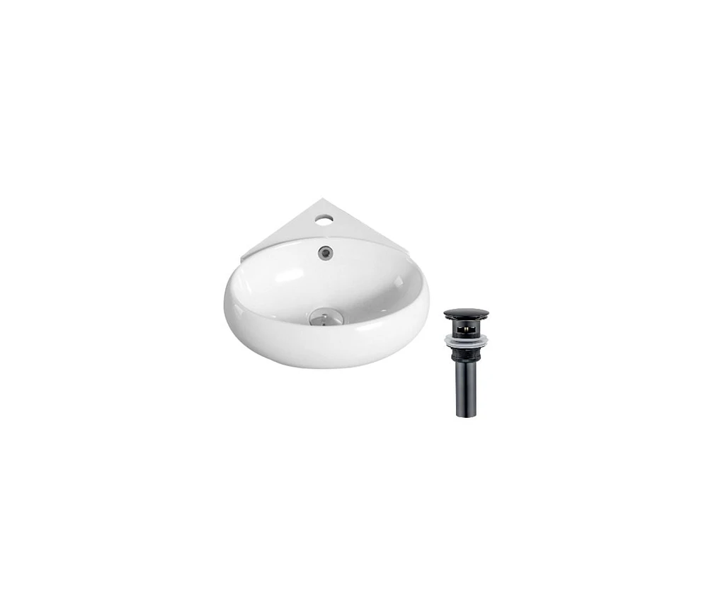 DROP Bath and Kitchen DR091360 Bathroom Vessel Sink Set