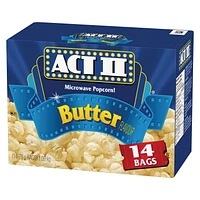 Act II 14s Gourmet micro-onde Popcorn-saveur De Beurre 1,09 kg