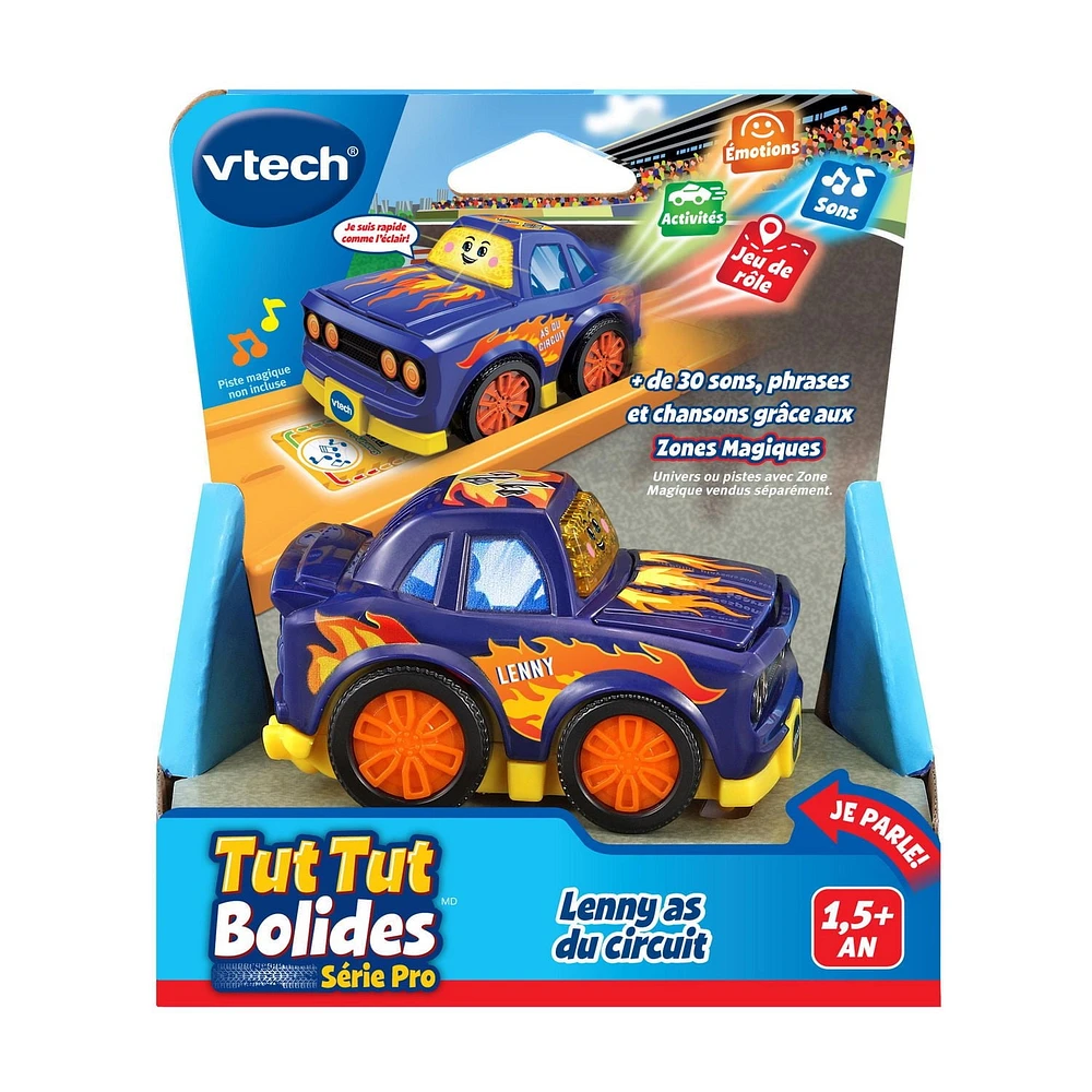 VTech Go! Go! Smart Wheels® Revved Up Race Car - French Version, 1-5 Years