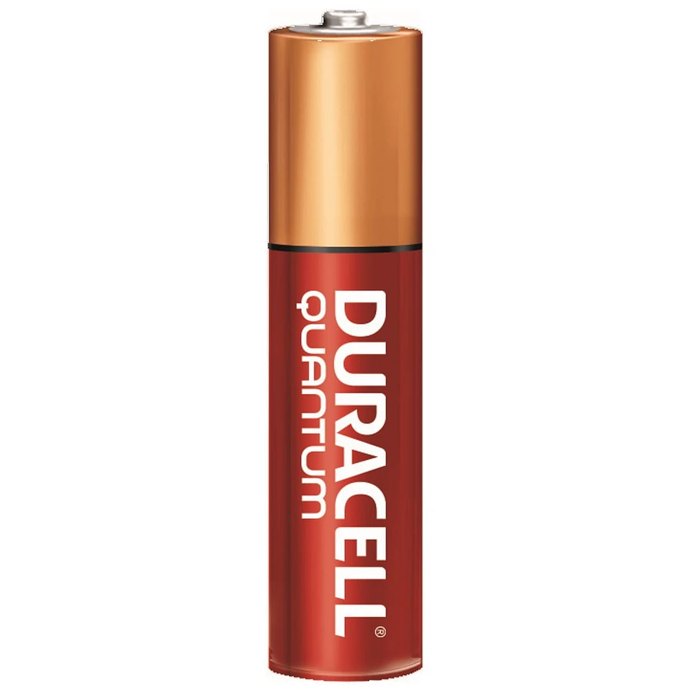 Duracell 1.5V Quantum Alkaline, AAA Batteries with Powercheck, 6 Pack